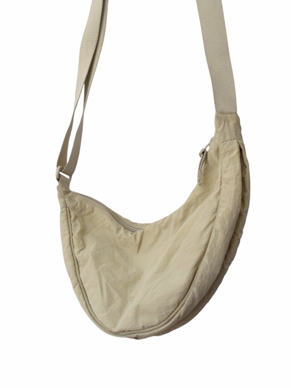 Uniqlo Beige Crescent Shoulder Bag - Contemporary Women's Crossbody